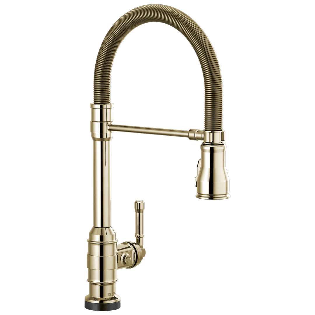 Broderick: Touch<sub>2</sub>O Technology Kitchen Faucet with Touchless Technology - Polished Nickel by Delta Faucet