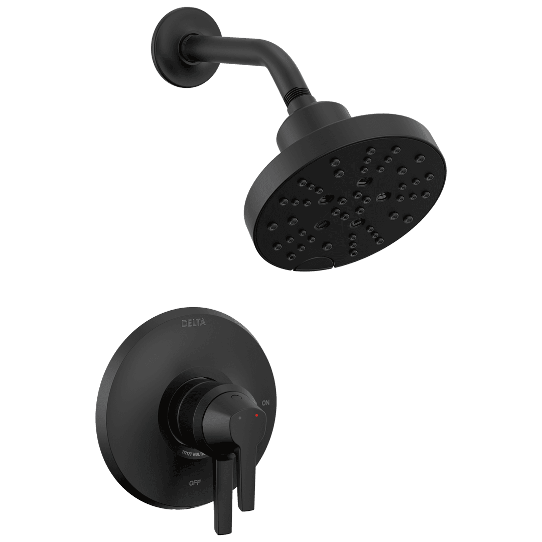 Delta Faucet GaleonE 17 Series Shower Trim with H2OKinetic - Matte Black by Delta Faucet