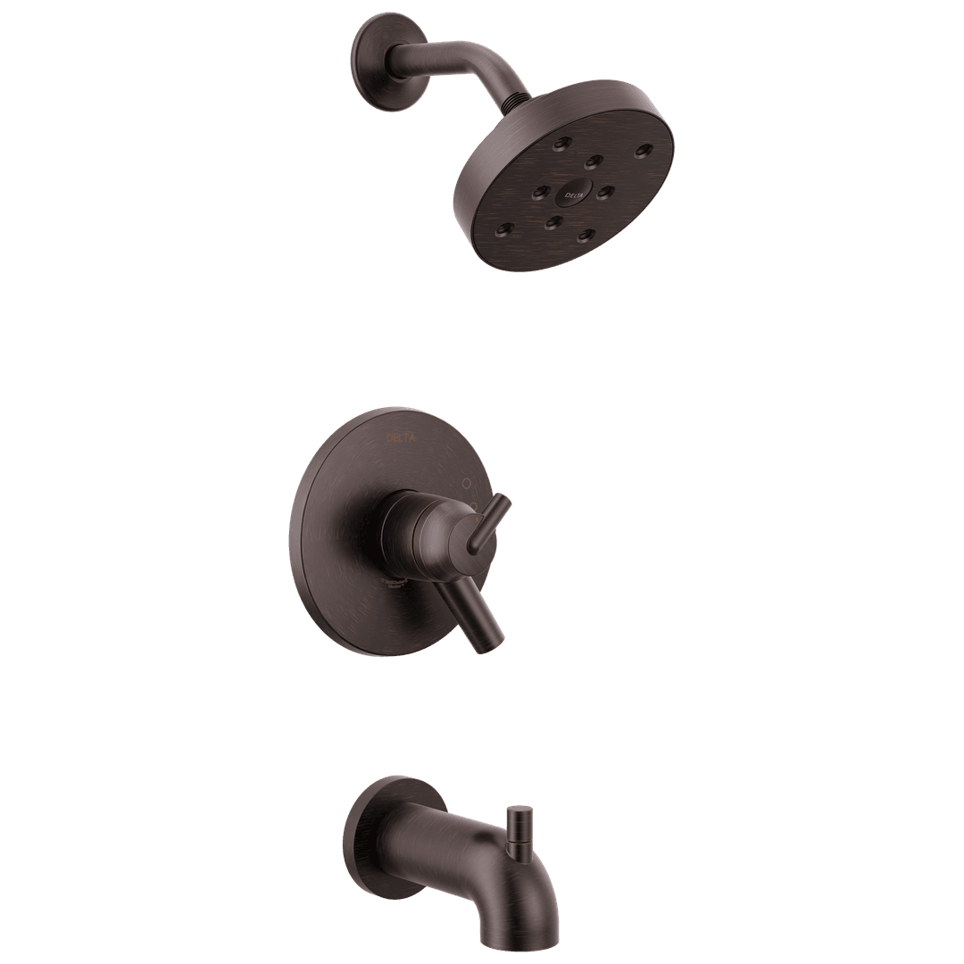 Delta Faucet Trinsic Monitor 17 Series H2OKineticTub & Shower Trim - Venetian Bronze by Delta Faucet