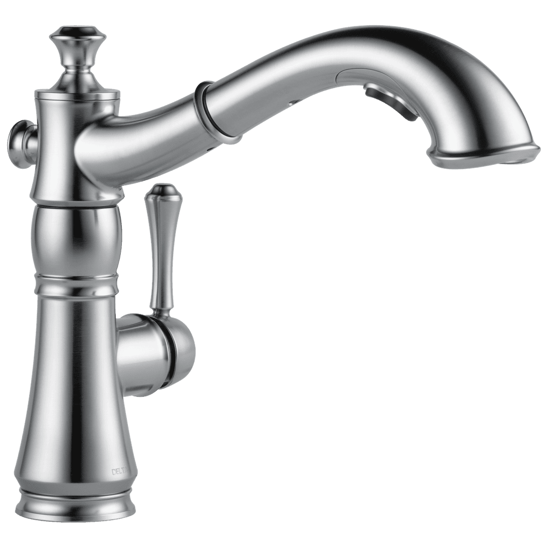 Delta Faucet CassidyE Single Handle Pull-Out Kitchen Faucet - Arctic Stainless by Delta Faucet