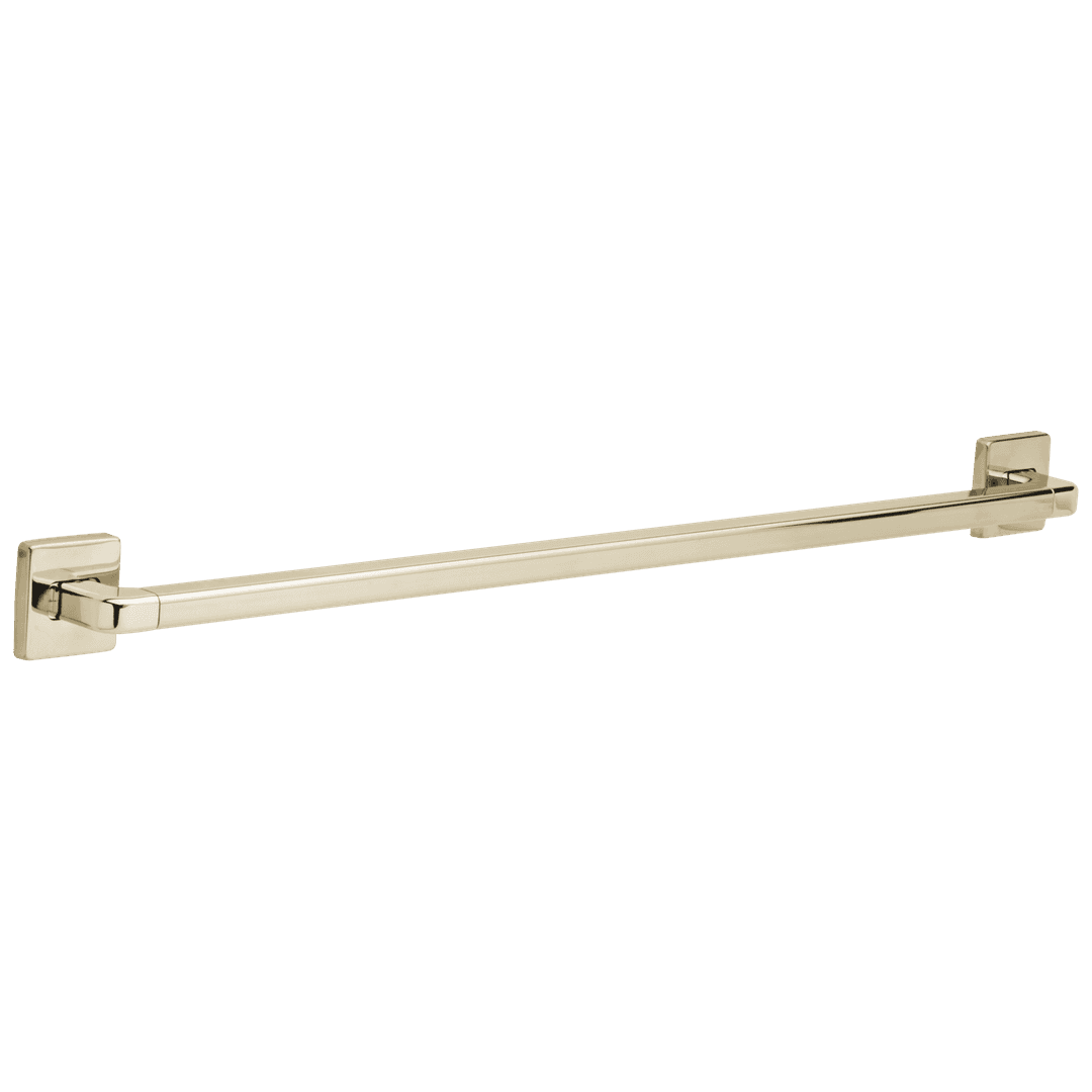 BathSafety 36'' Angular Modern Decorative ADA Grab Bar - Polished Nickel by Delta Faucet