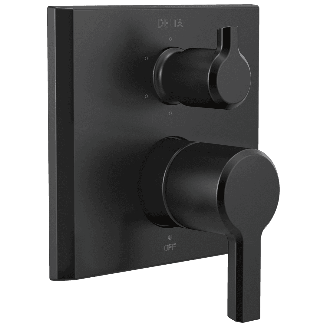 Delta Faucet Pivotale Monitor 14 Series Valve Trim With 6-setting Integrated Diverter - - Matte B... by Delta Faucet