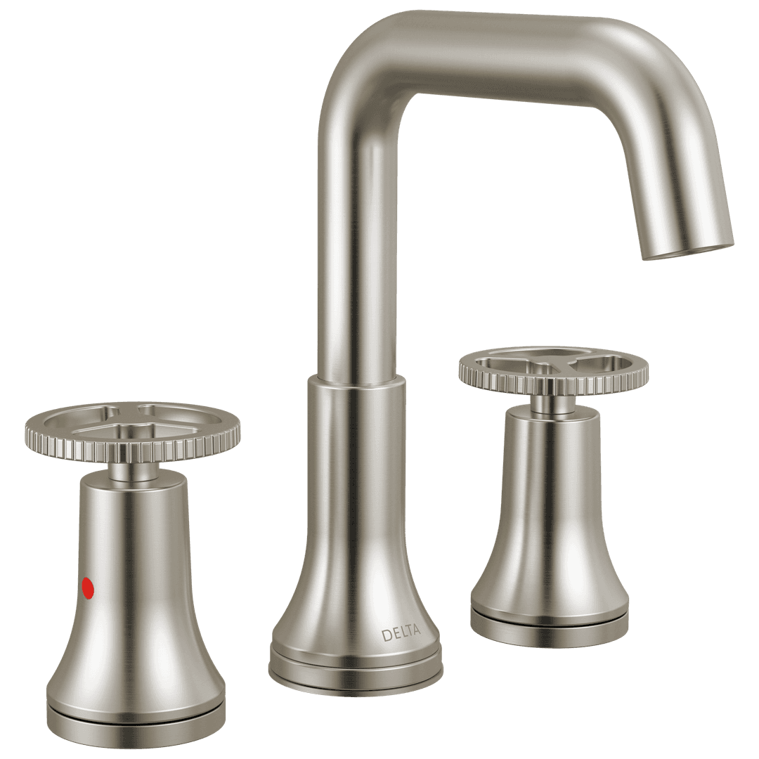 Delta Faucet Trinsic Two Handle Widespread Bathroom Faucet - Stainless by Delta Faucet