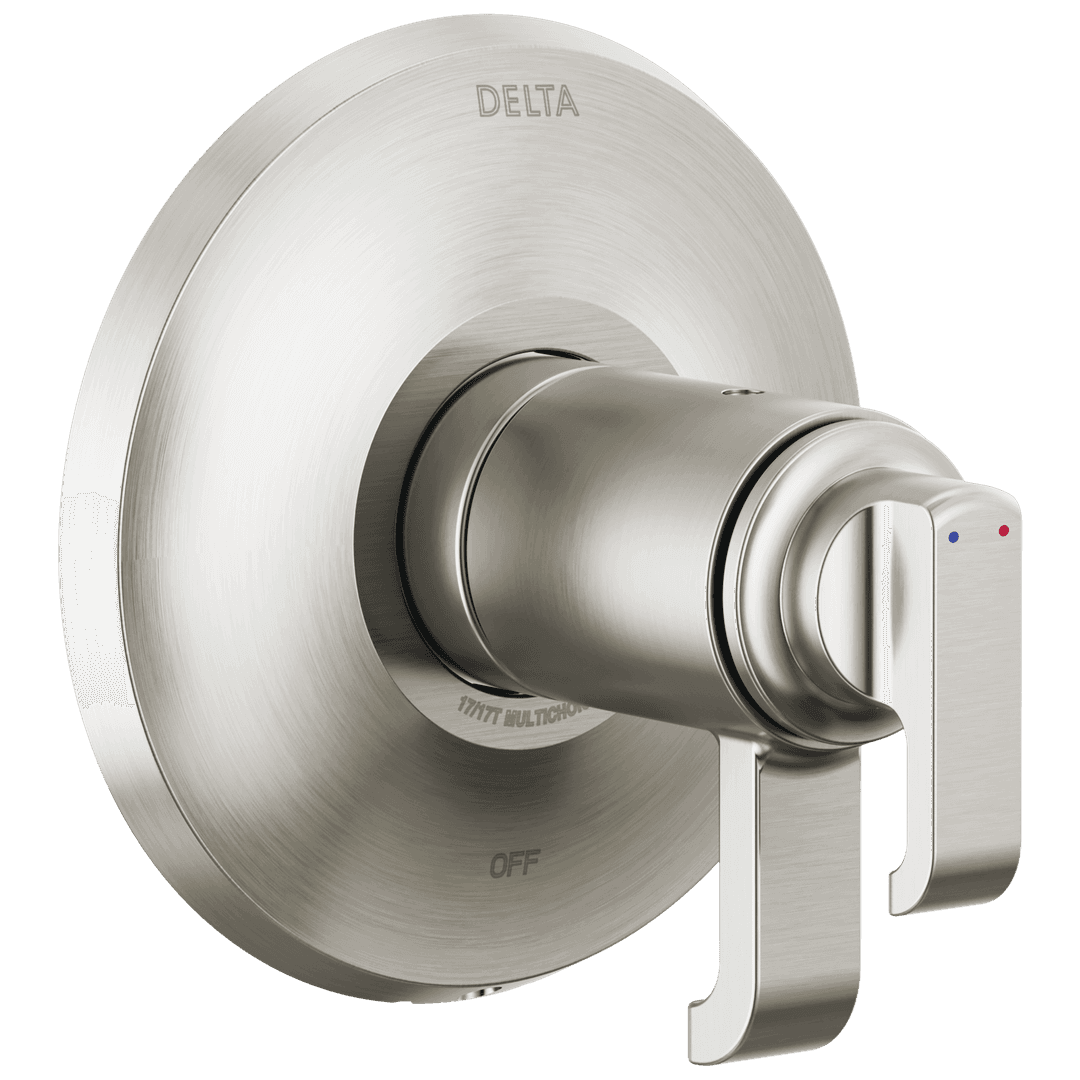 Delta Faucet Tetrae 17T Series Valve Only - Lumicoat Stainless by Delta Faucet
