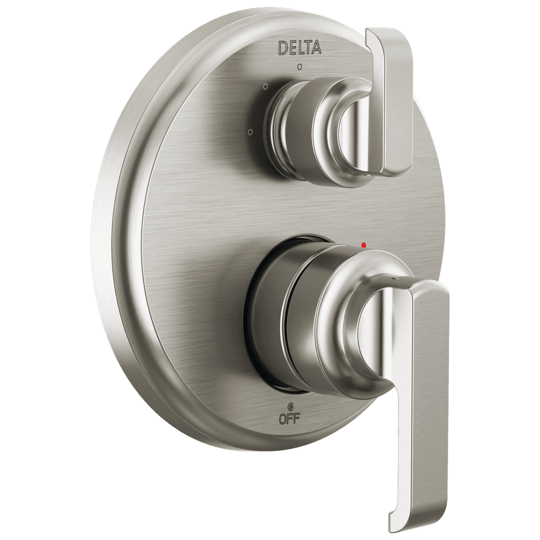 Delta Faucet Tetrae 14 Series Integrated Diverter Trim with 3-Setting - Lumicoat Stainless by Delta Faucet