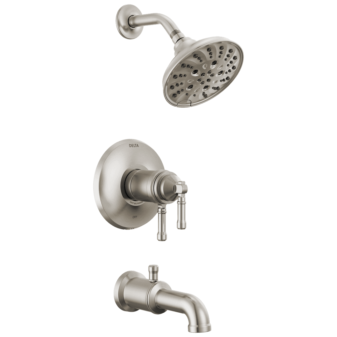 BroderickE 17T Series Tub Shower Trim - Lumicoat Stainless by Delta Faucet