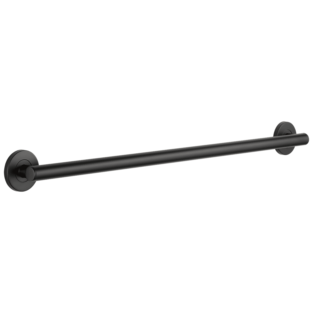 BathSafety 36'' Contemporary Decorative ADA Grab Bar - Matte Black by Delta Faucet