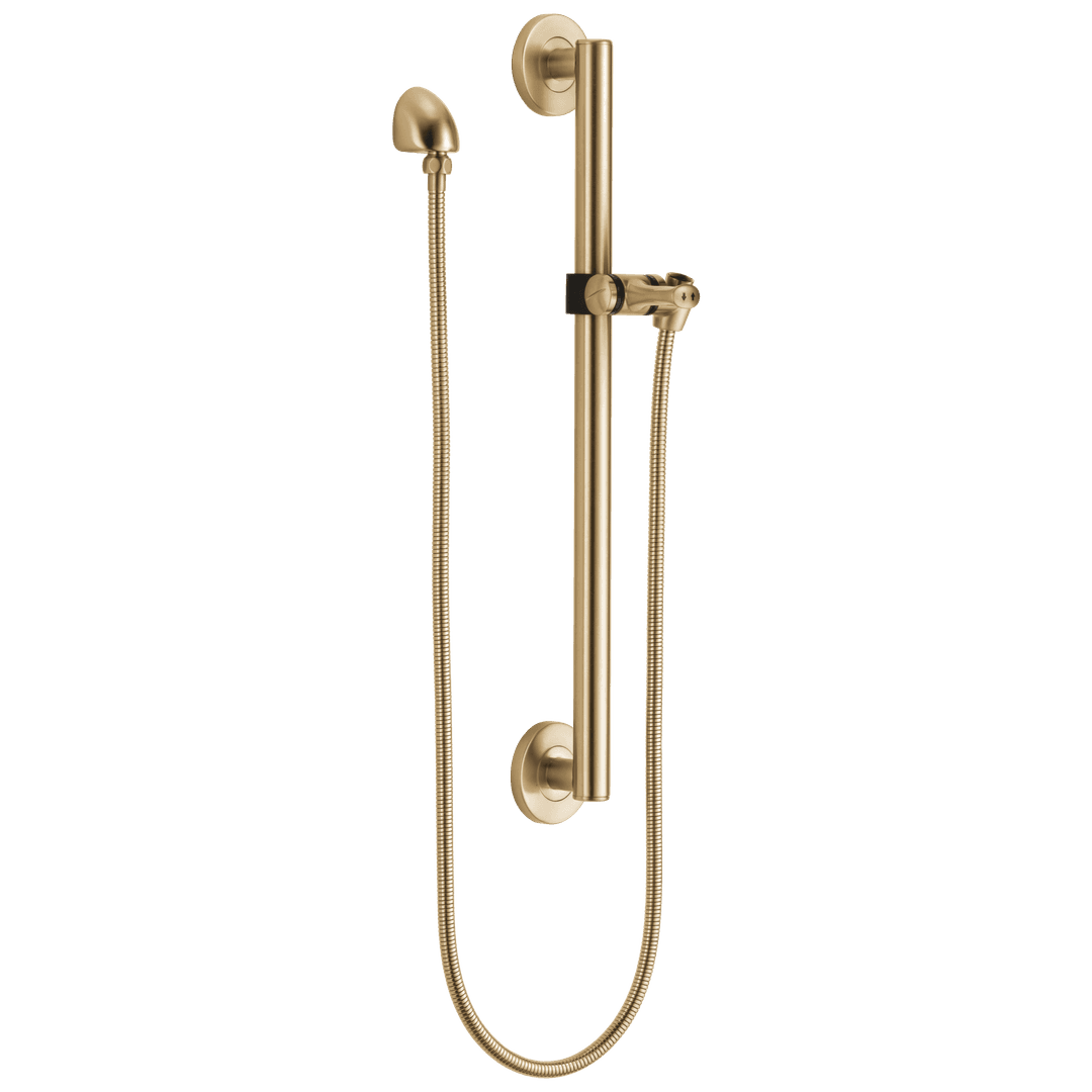 Delta Faucet Universal Showering Components Adjustable Slide Bar / Grab Bar Assembly with Elbow - Champagne Bronze by Delta Faucet