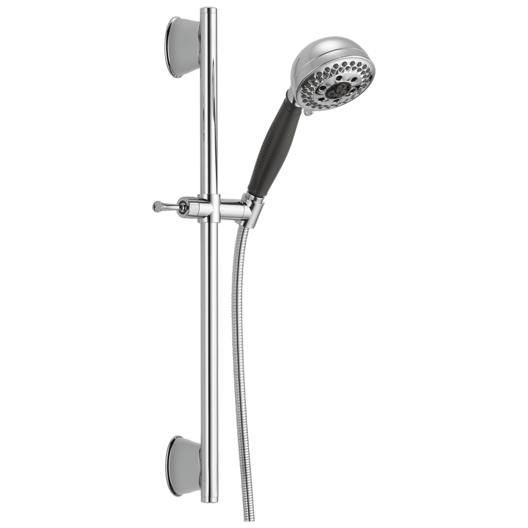 Delta Faucet Universal Showering Components H2OKinetic 5-Setting Slide Bar Hand Shower - Chrome by Delta Faucet