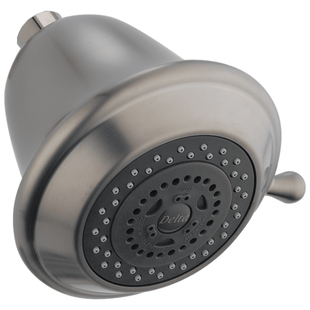 Delta Faucet Universal Showering Components Premium 3-Setting Shower Head - Stainless by Delta Faucet