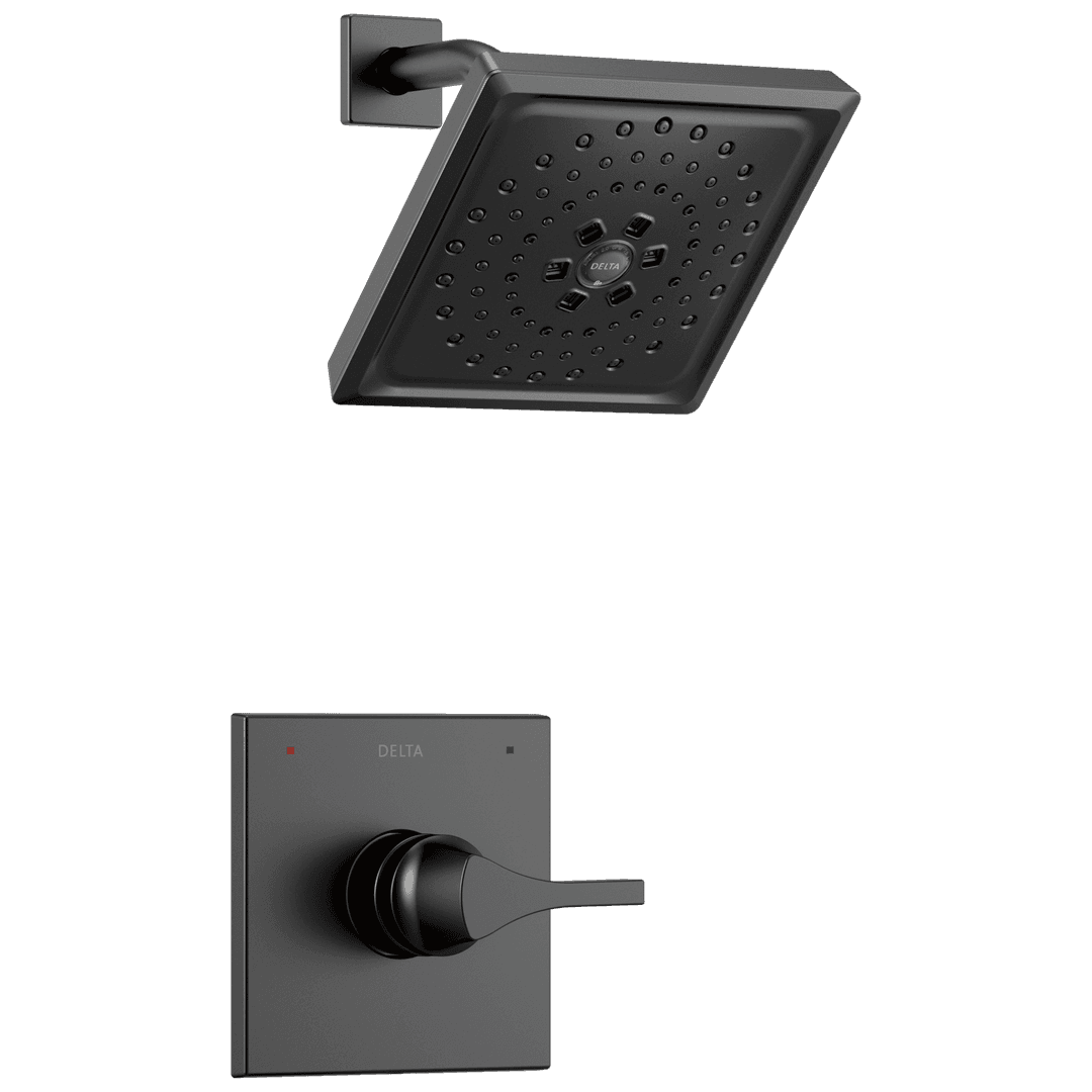 Delta Faucet Zura Monitor 14 Series H2OKineticShower Trim - Matte Black by Delta Faucet