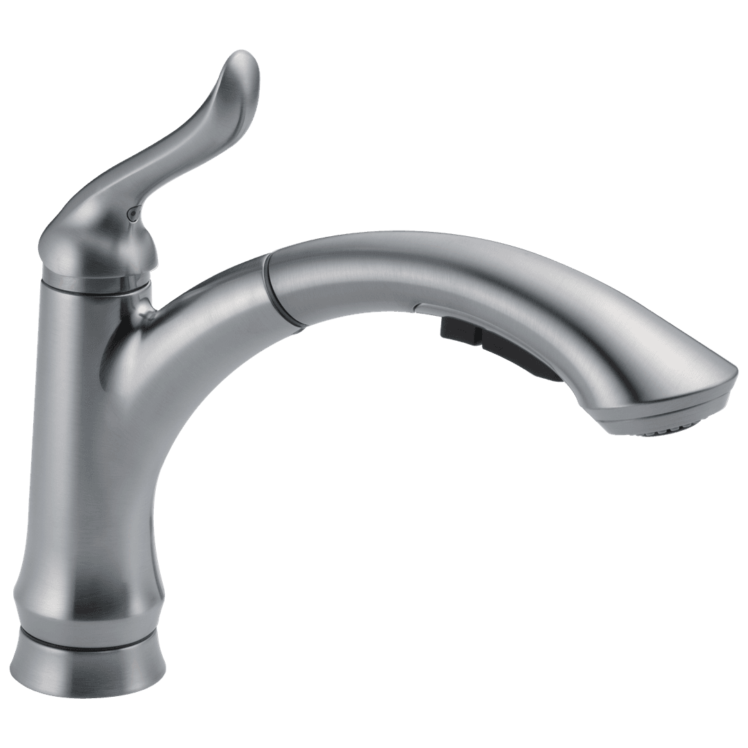 Delta Faucet LindenE Single Handle Pull-Out Kitchen Faucet - Arctic Stainless by Delta Faucet