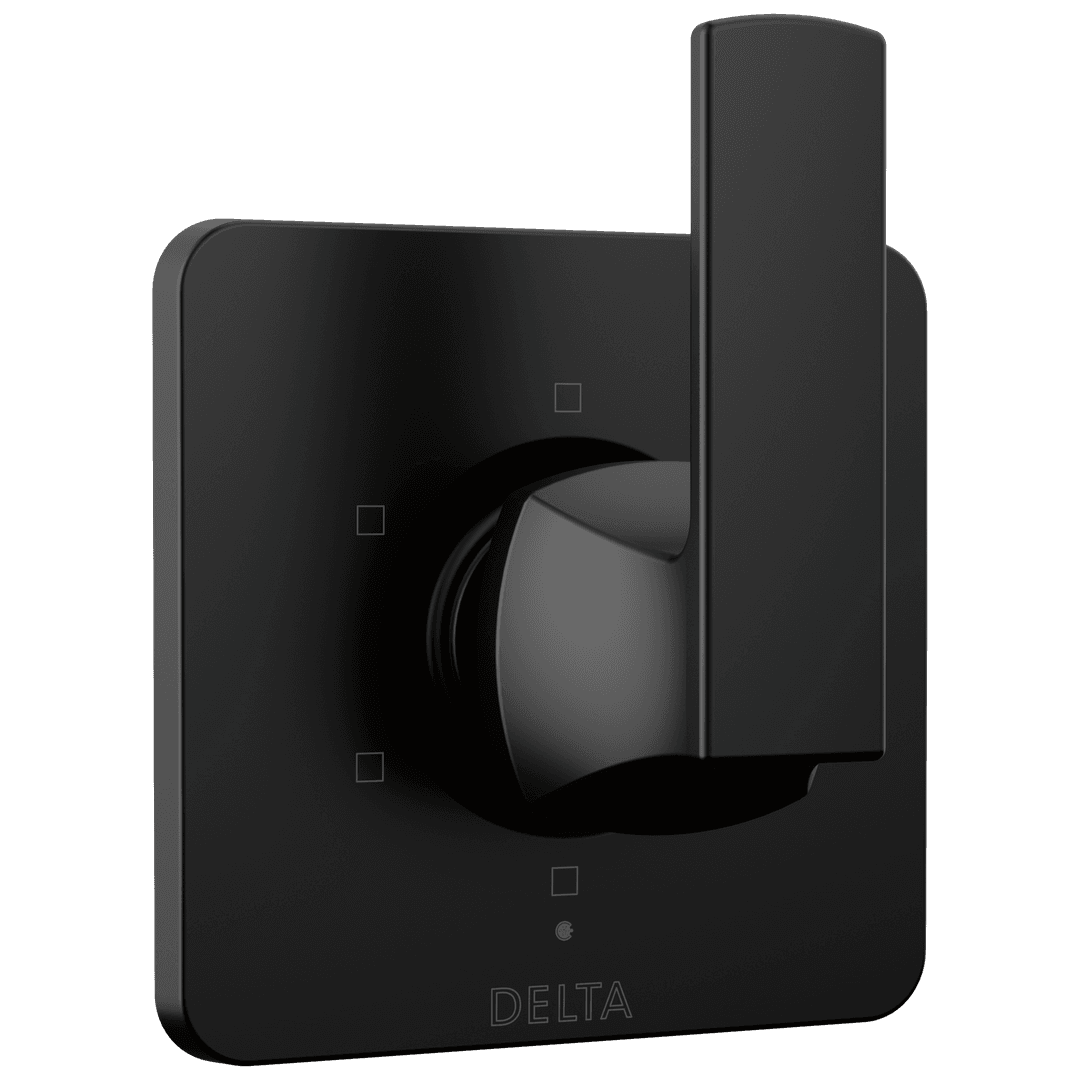 Delta Faucet VelumE 6-Setting 3-Port Diverter Trim - Matte Black by Delta Faucet