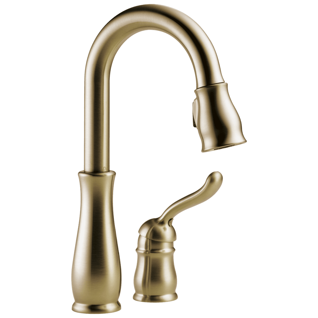Delta Faucet Leland | Single handle | Pull-down - Champagne Bronze by Delta Faucet