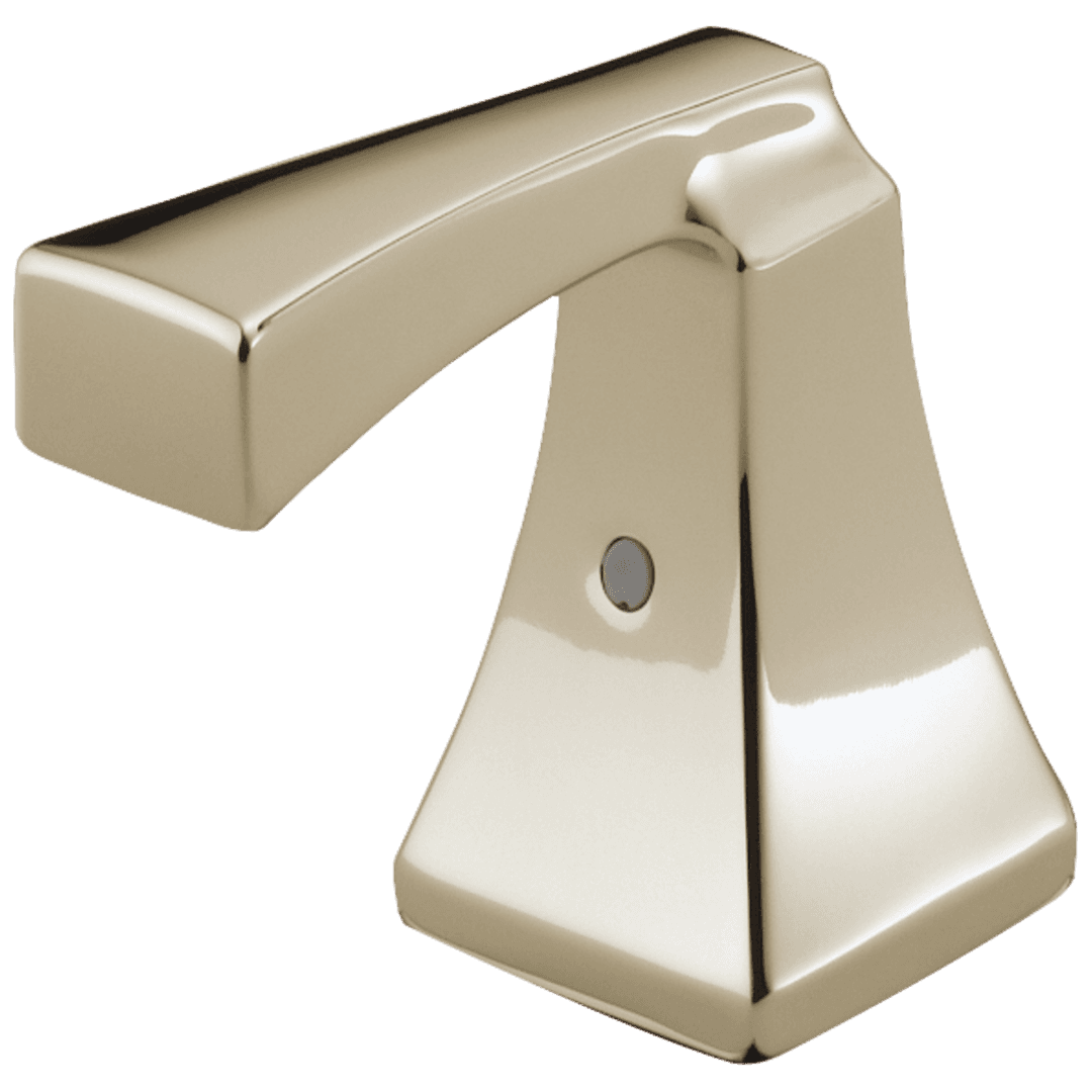 DrydenE Metal Lever Handle Set - 2H Bathroom - Polished Nickel by Delta Faucet