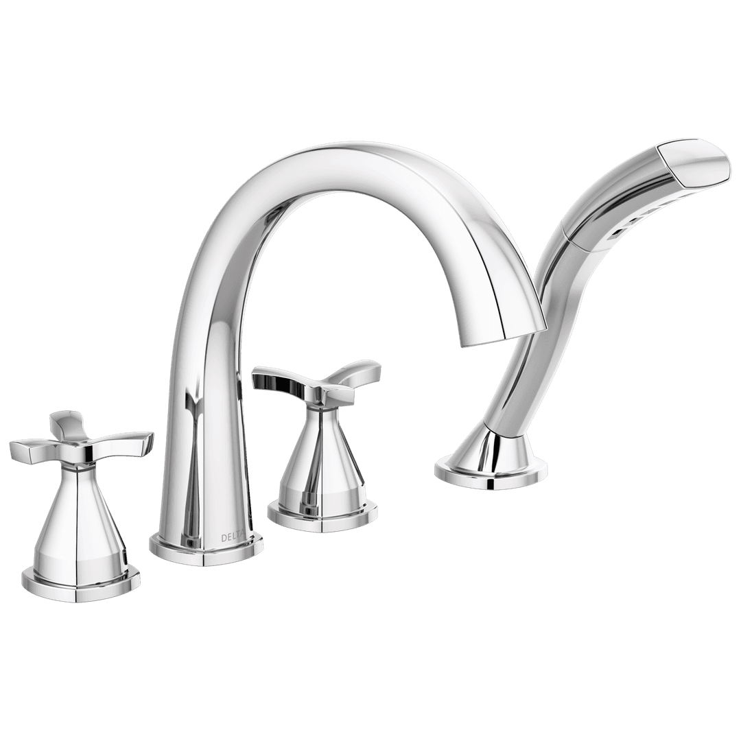 Delta Faucet Stryke Roman Tub Trim With Hand Shower - Lumicoat - Chrome by Delta Faucet