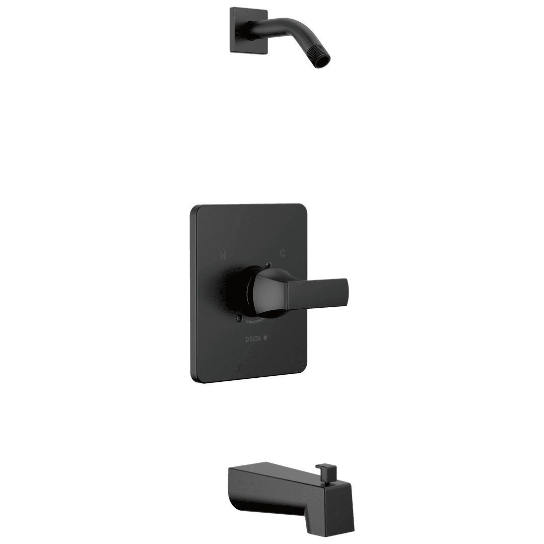 Delta Faucet VelumE Monitor 14 Series Tub & Shower - Less Head - Matte Black by Delta Faucet