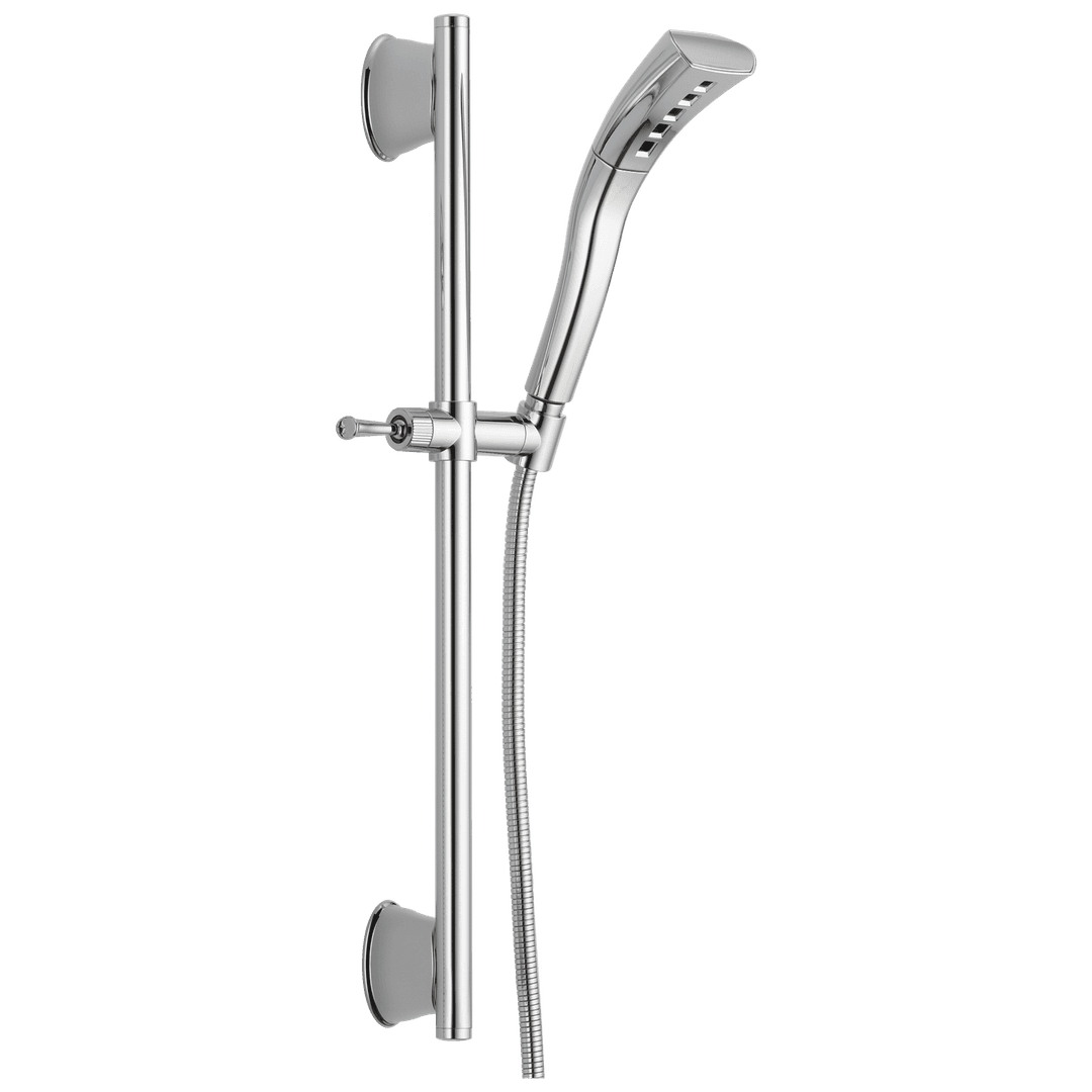 Delta Faucet Universal Showering Components H2OKinetic Single-Setting Slide Bar Hand Shower - Chrome by Delta Faucet