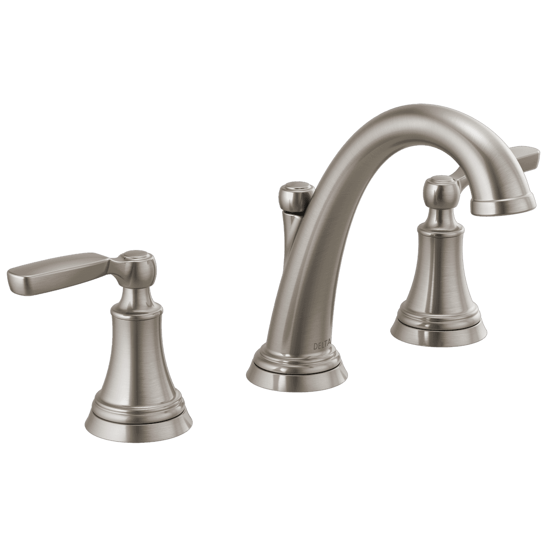 Delta Faucet WoodhurstE Two Handle Widespread Bathroom Faucet - Stainless by Delta Faucet