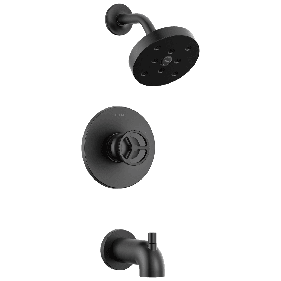 Delta Faucet Trinsic H2O Tub Shower Trim - Matte Black by Delta Faucet