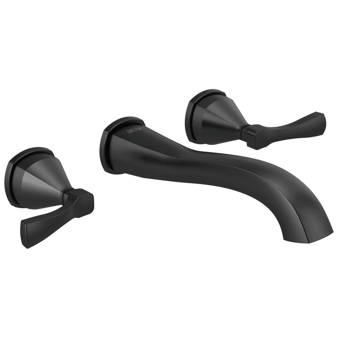 Delta Faucet Stryke Wall Mounted Lav - Matte Black by Delta Faucet