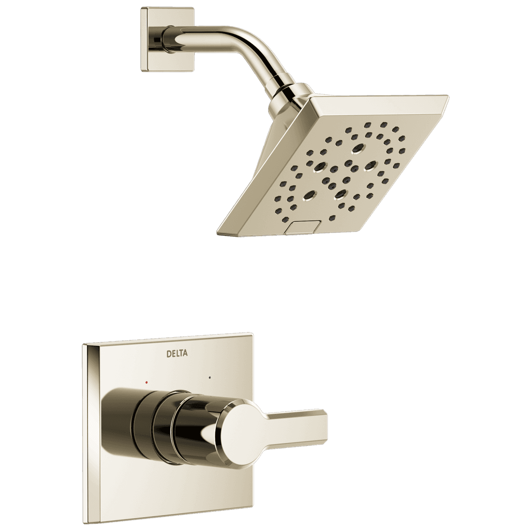 Delta Faucet Pivotale Monitor 14 Series H2okineticshower Trim - Lumicoat Polished - Nickel by Delta Faucet