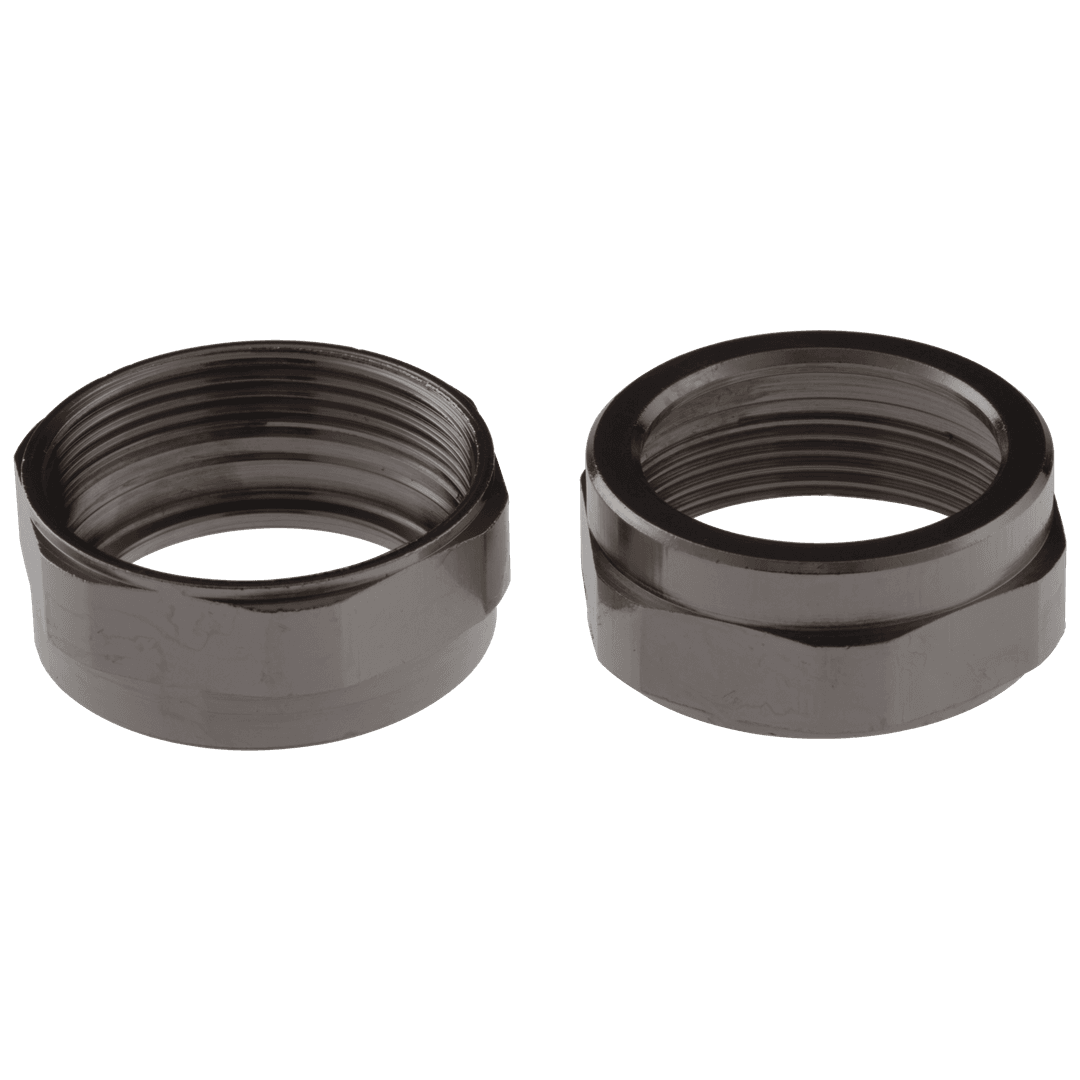 Delta Faucet Other Bonnet Nuts (2) - Two Handle Kitchen or Bathroom - Chrome by Delta Faucet