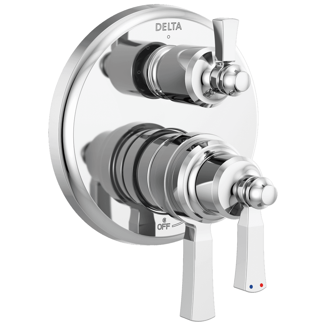 Delta Faucet DorvalE Traditional 2-Handle Monitor 17 Series Valve Trim with 3 Setting Diverter - Chrome by Delta Faucet