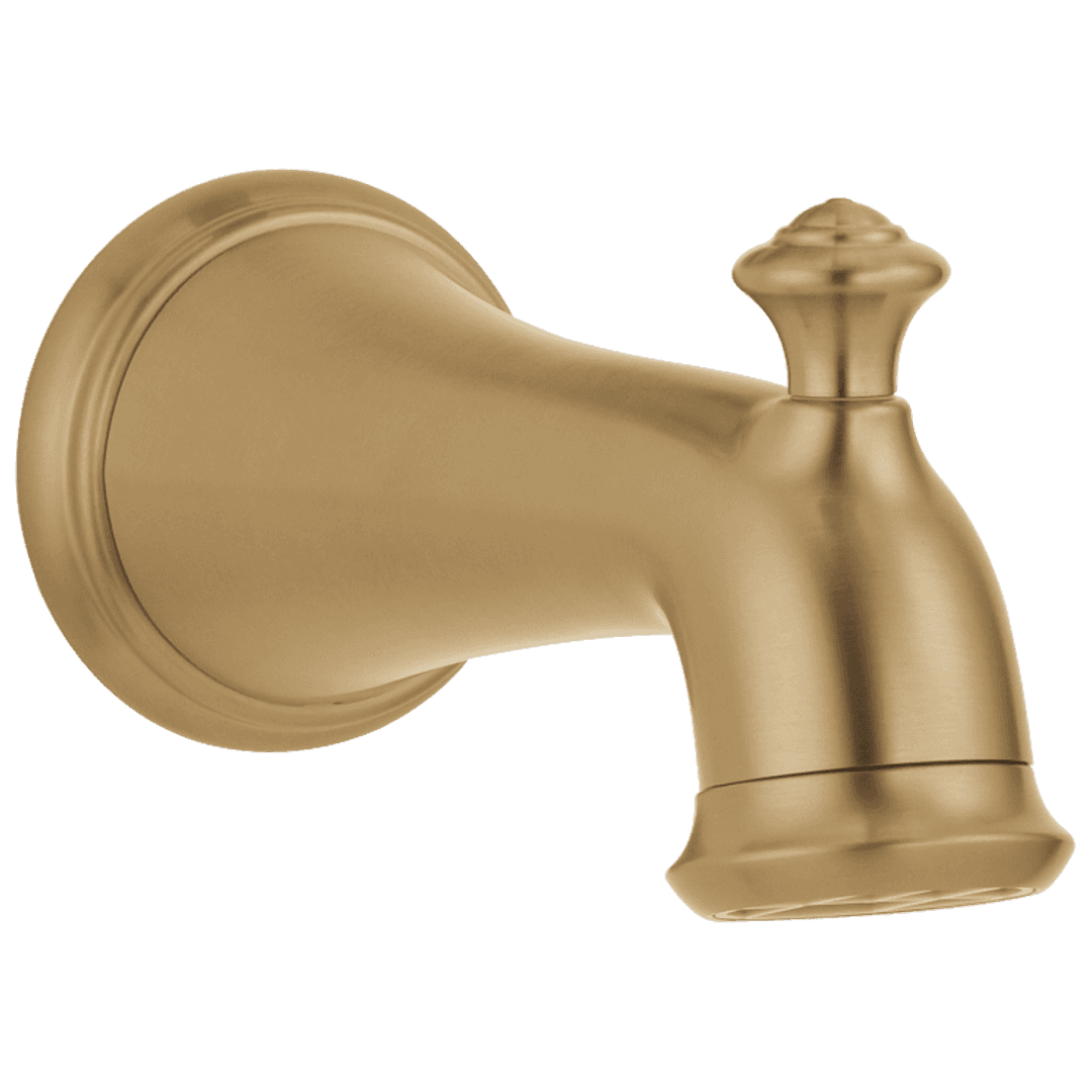 Delta Faucet Victorian Tub Spout - Pull-Up Diverter - Champagne Bronze by Delta Faucet