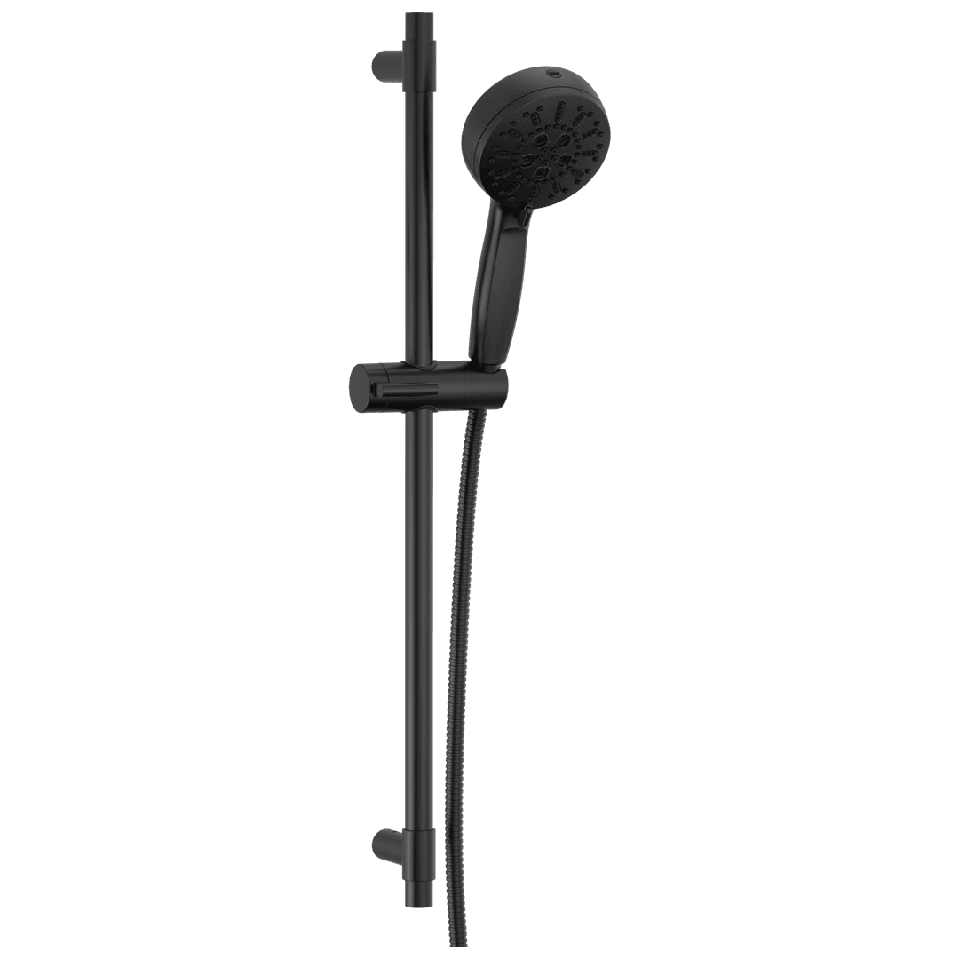 Delta Faucet Universal Showering Components 7-Setting Slide Bar Hand Shower with Cleaning Spray - Matte Black by Delta Faucet