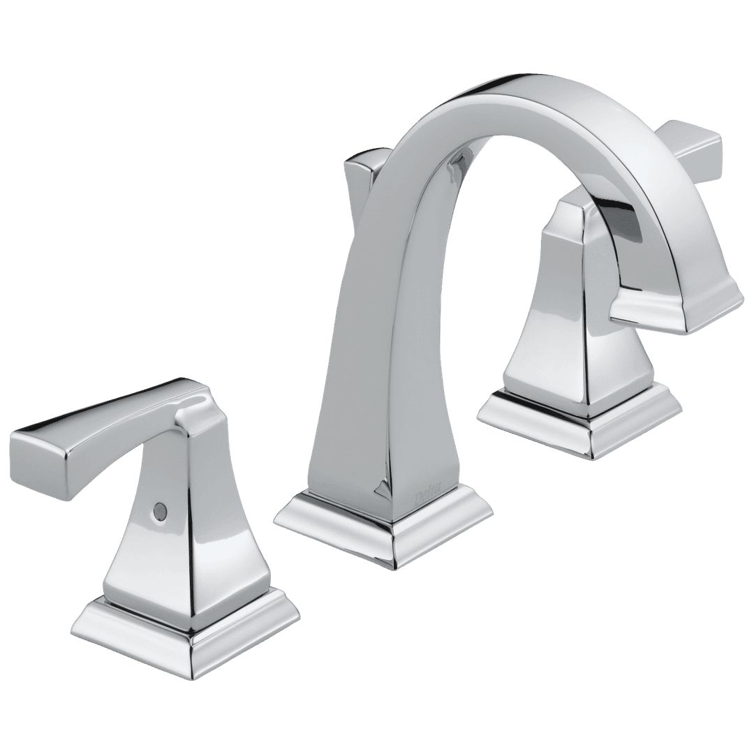 Delta Faucet DrydenE Two Handle Widespread Bathroom Faucet - Chrome by Delta Faucet