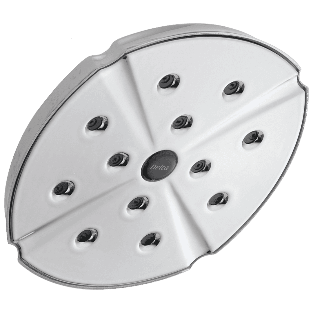 Delta Faucet Universal Showering Components H2OKineticSingle-Setting Raincan Shower Head - Chrome by Delta Faucet