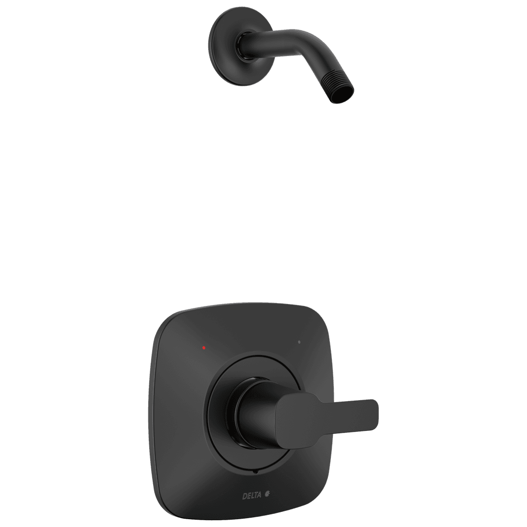 Delta Faucet ModernE Monitor 14 Series Shower Trim - Less Head - Matte Black by Delta Faucet