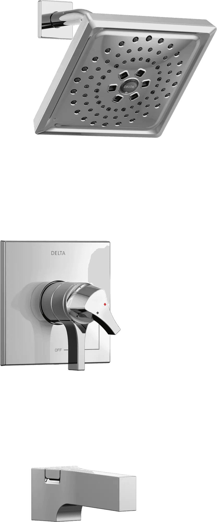 Delta Faucet Zura Monitor 17 Series H2OKineticTub & Shower Trim - Chrome by Delta Faucet