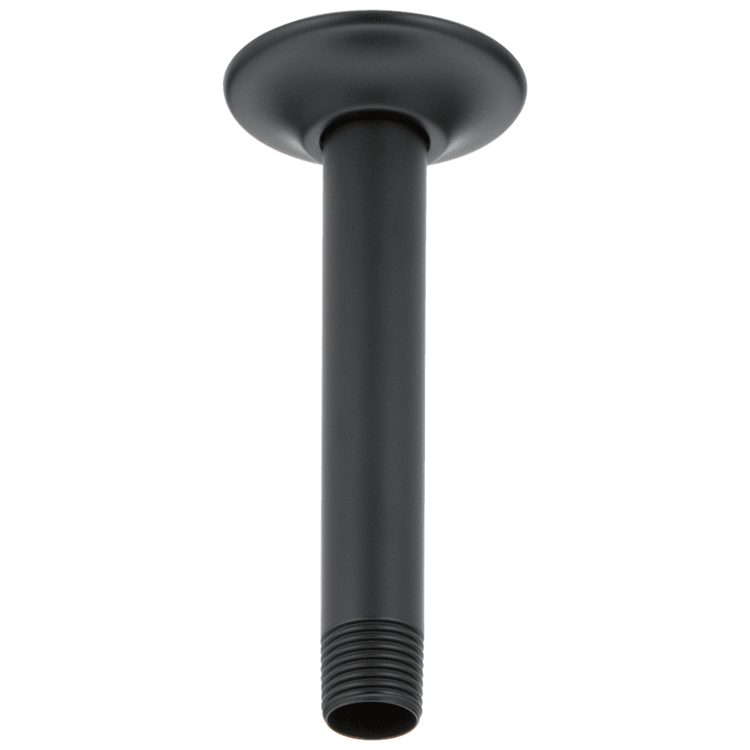 Delta Faucet Universal Showering Components Shower Arm & Flange - 6'' Ceiling Mount - Matte Black by Delta Faucet