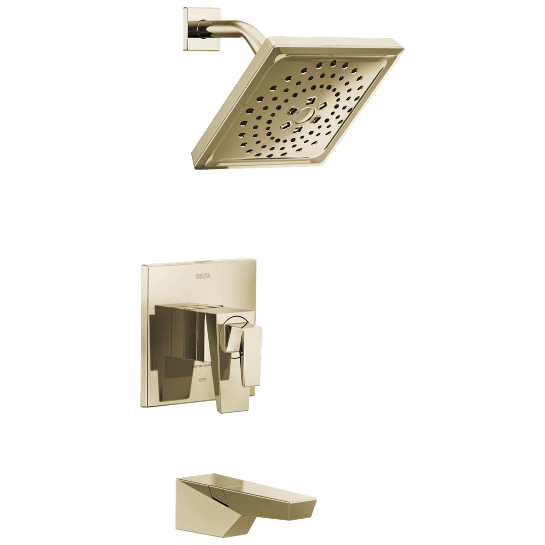 Delta Faucet Trilliane 17 Series H2okinetic Tub Shower Trim - Lumicoat Polished - Nickel by Delta Faucet