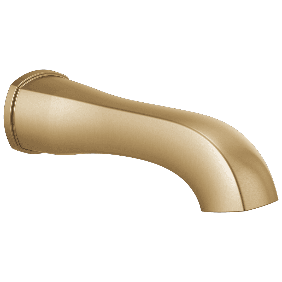 Delta Faucet Stryke Non-diverter Tub Spout - Lumicoat Champagne Bronze by Delta Faucet