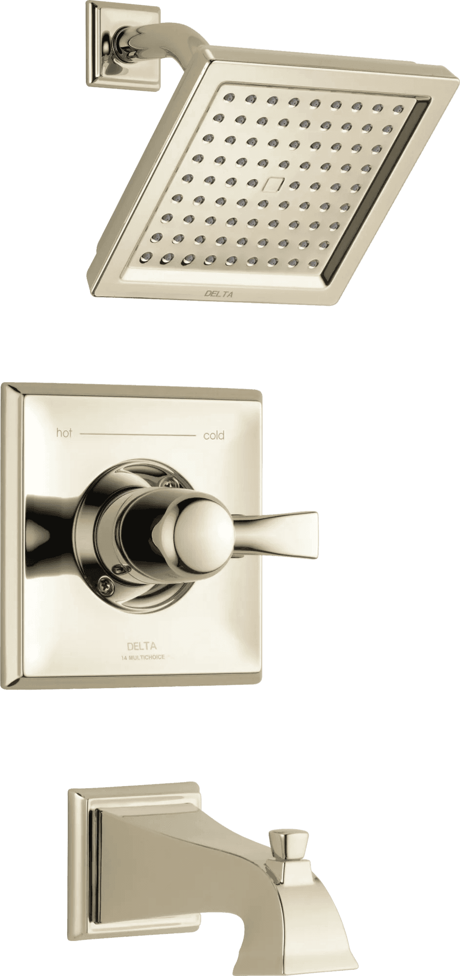 Delta Faucet DrydenE Monitor 14 Series Tub & Shower Trim - Polished Nickel by Delta Faucet