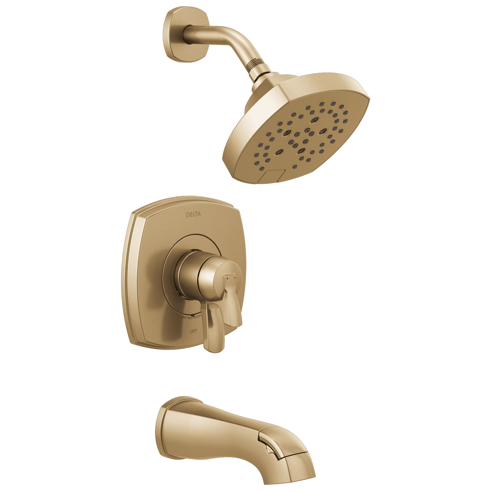 Delta Faucet Stryke 17 Series Tub and Shower Only - Lumicoat Champagne Bronze by Delta Faucet