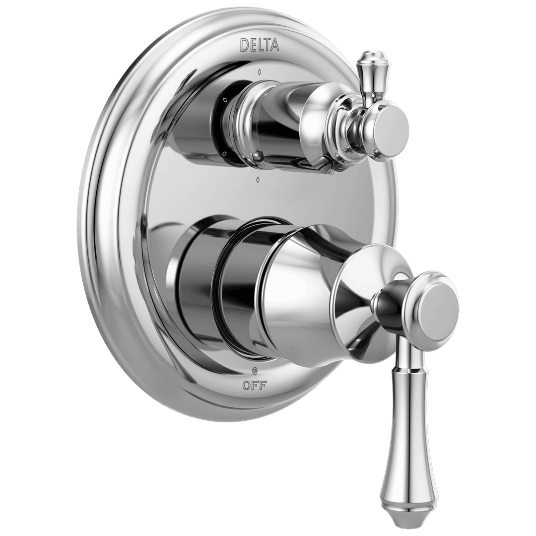 Delta Faucet CassidyE Traditional 2-Handle Monitor 14 Series Valve Trim with 6-Setting Integrated Diverter - Chrome by Delta Faucet