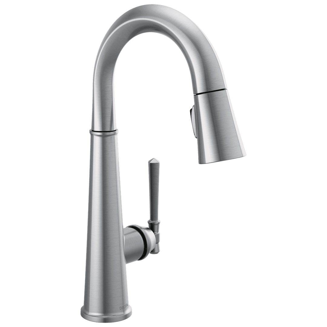 Delta Faucet EmmelineE | Single handle | Pull down - Lumicoat Arctic Stainless by Delta Faucet