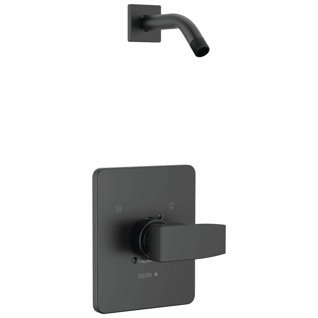 Delta Faucet ModernE Monitor 14 Series Shower Trim - Less Head - Matte Black by Delta Faucet