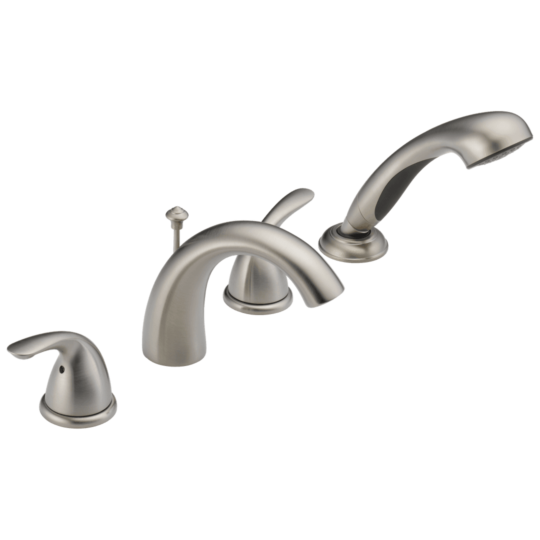 Delta Faucet Classic Roman Tub with Hand Shower Trim - Stainless by Delta Faucet