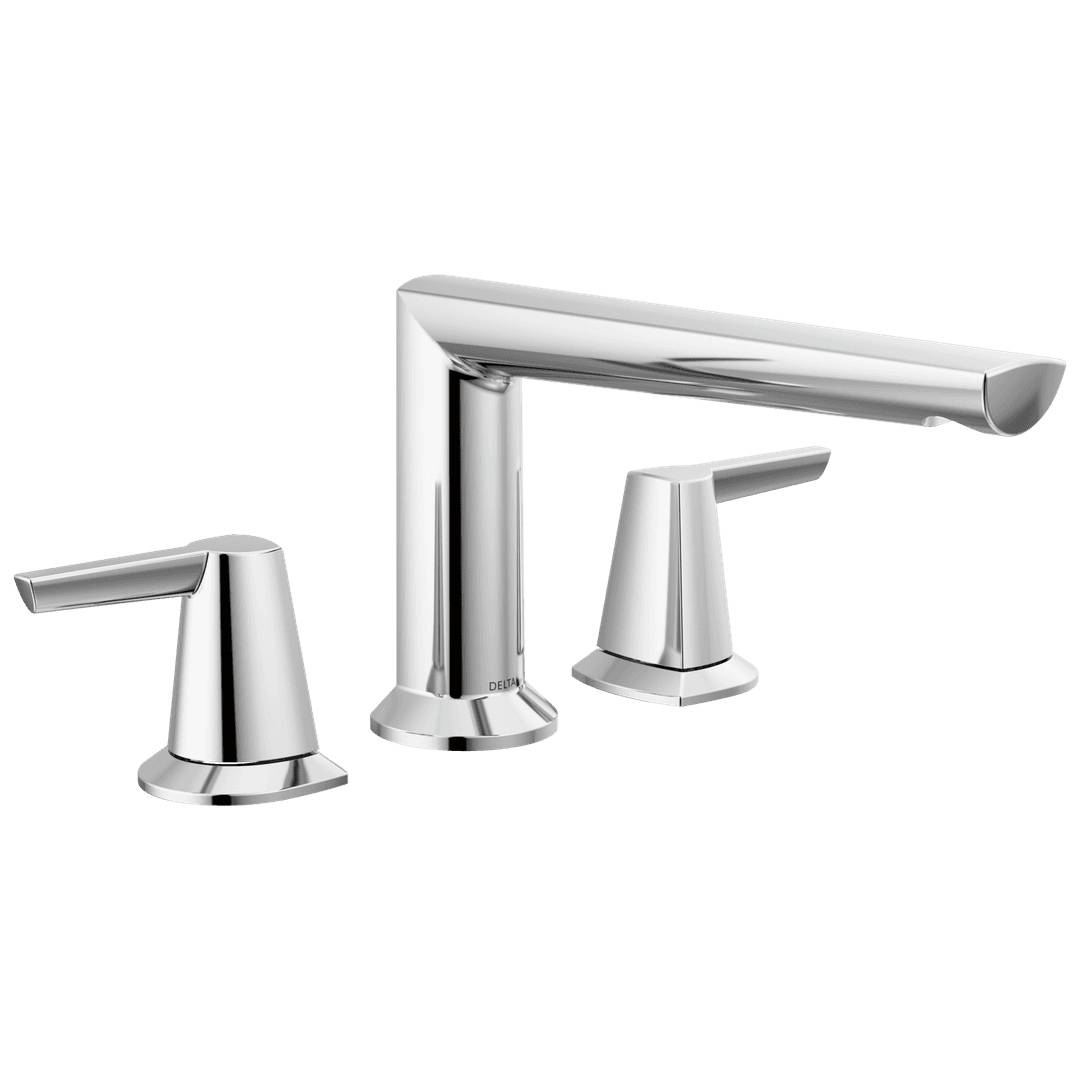 Delta Faucet GaleonE 3-Hole Roman Tub Trim - Lumicoat Chrome by Delta Faucet