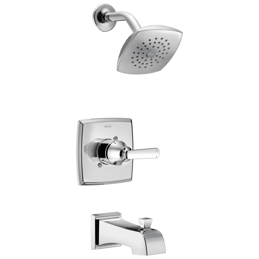 Ashlyn Monitor 14 Series Tub & Shower Trim - Chrome by Delta Faucet