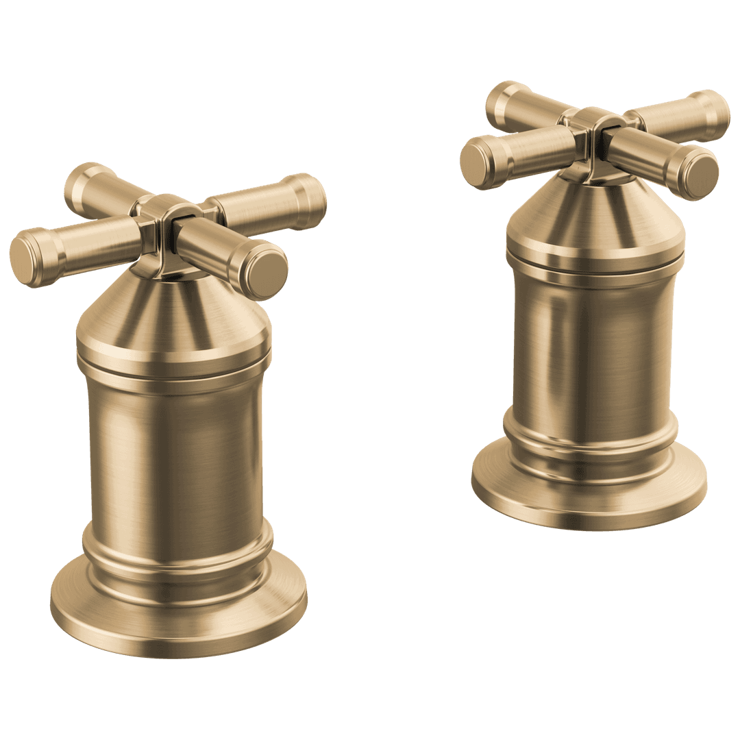 BroderickE 2 Handle Roman Tub handle Kit-Cross by Delta Faucet