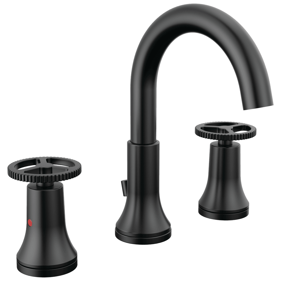 Delta Faucet Trinsic Two Handle Widespread Bathroom Faucet - Matte Black by Delta Faucet