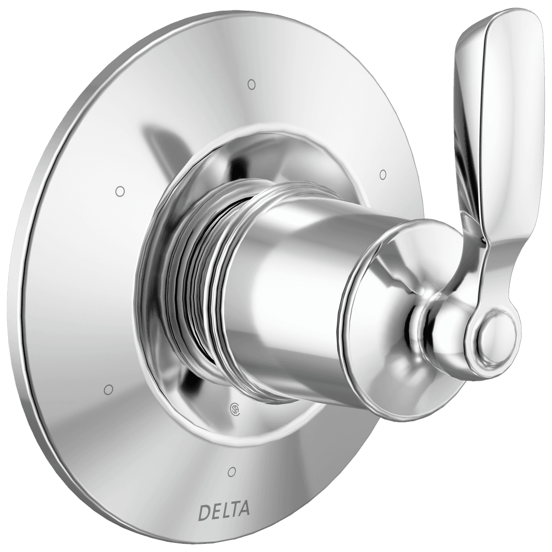 Delta Faucet Woodhurst 6-Setting 3-Port Diverter Trim - Chrome by Delta Faucet