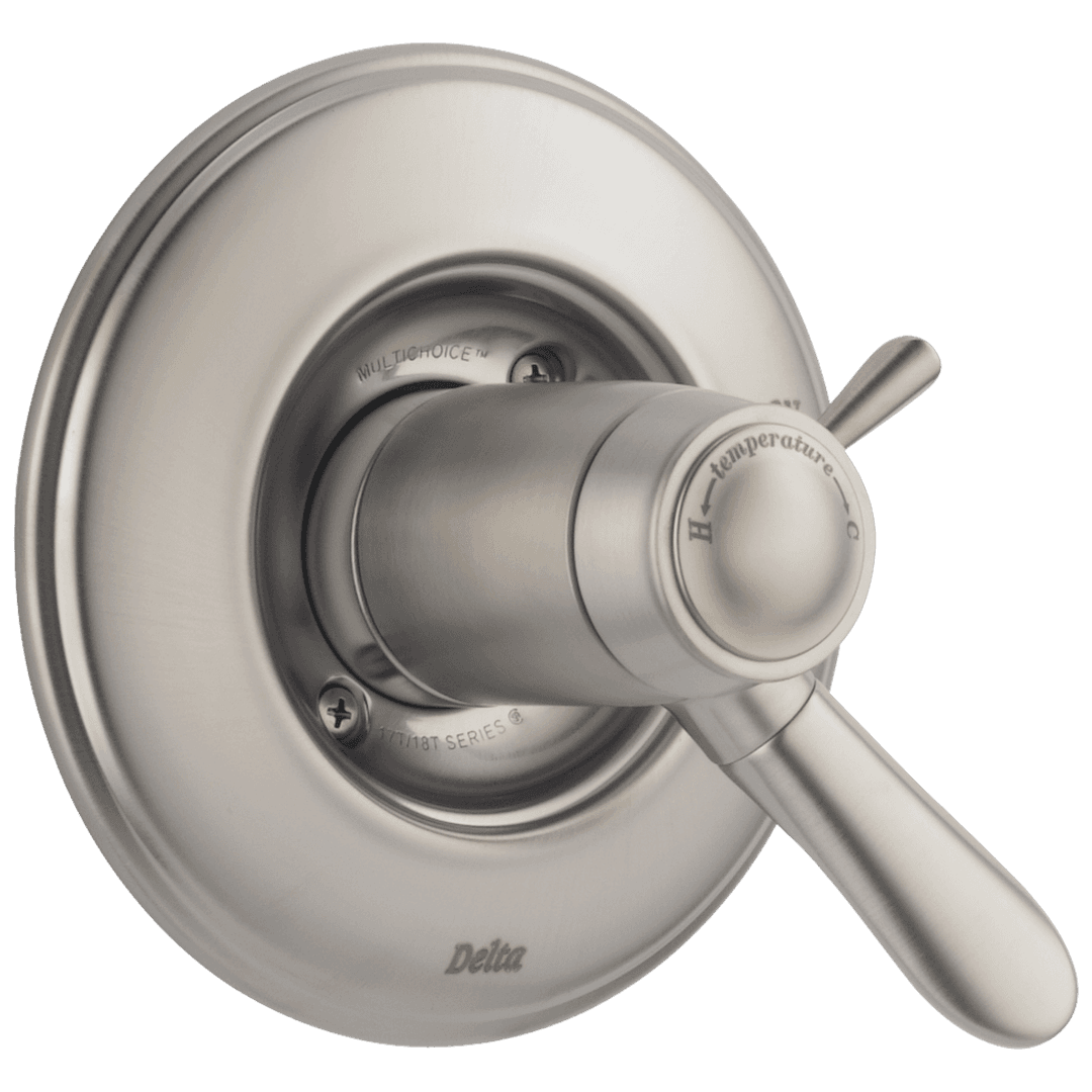 Delta Faucet Lahara TempAssure 17T Series Valve Only Trim - Stainless by Delta Faucet