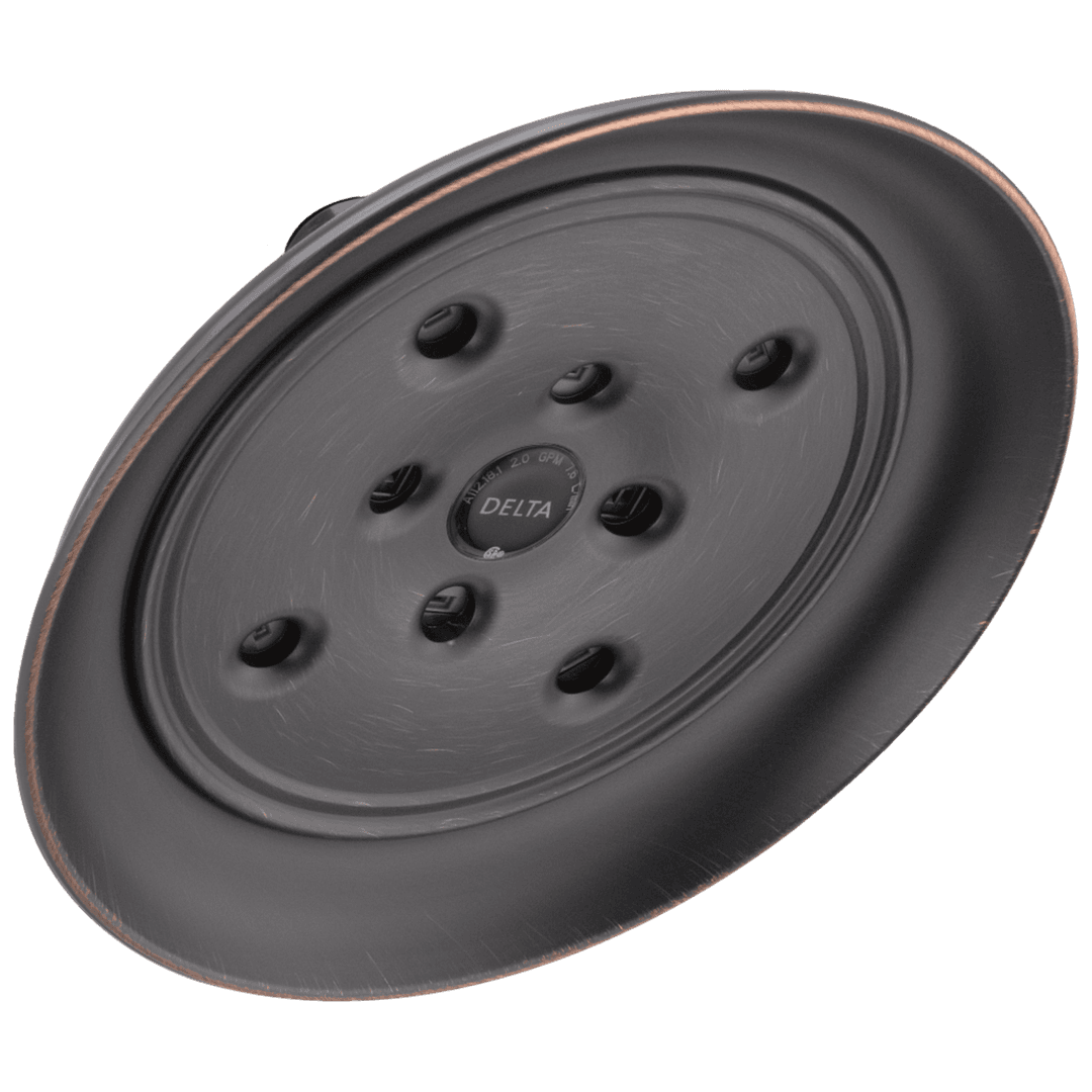 Delta Faucet Universal Showering Components H2OKineticSingle-Setting Raincan Shower Head - Venetian Bronze by Delta Faucet
